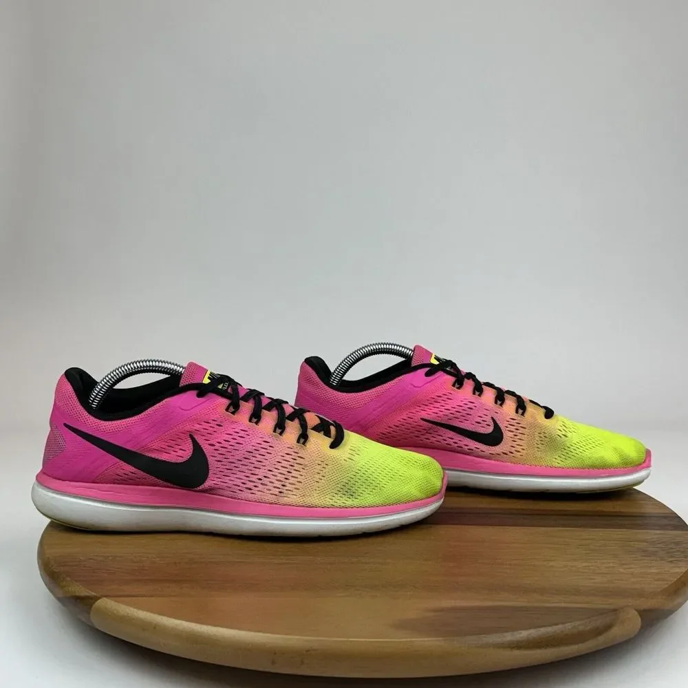 Womens‎ Nike Flex 2016 RN Multicolor Athletic Running Sneakers Shoes Size 11 M